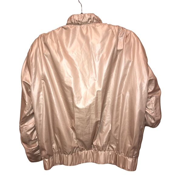 Antonio Ruspoli Jacket Metallic Shimmer Rouched Adjustable Sleeves Size 8 - Picture 7 of 9